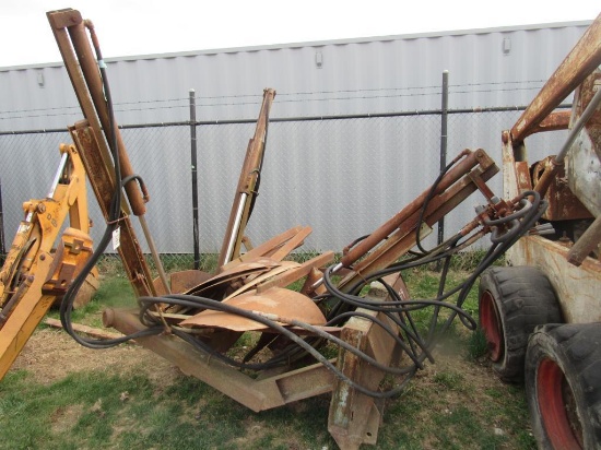 Tree Spade w/ Extra Blades & Loader Mount