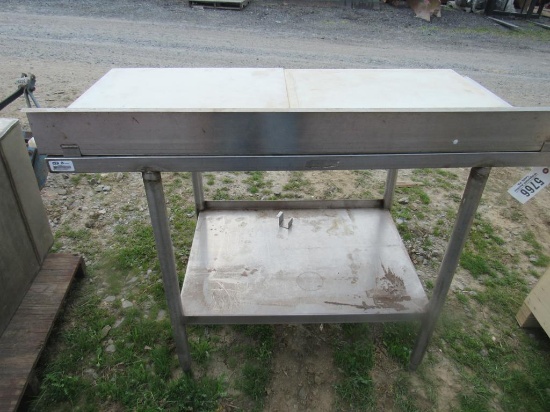 Stainless Steel Table w/ Cutting Board Top