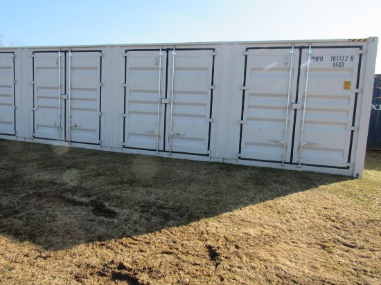 40' Shipping Container w/Side Doors