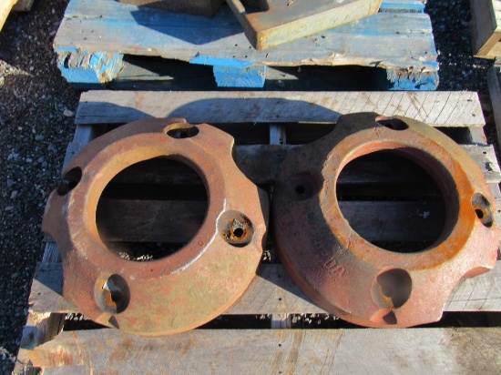 Farmall Super H or A Rear Wheel Weights (pair)