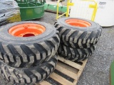 (New) 12-16.5 Tires on Wheels for Bobcat (set 4)