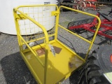 (New) Pallet Fork Mount Safety Basket