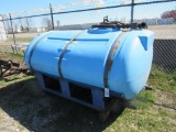 850 Gal Poly Tank on Bracket