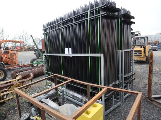 Galvanized Steel Fence & Connectors (New)