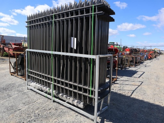 Galvanized Steel Fence & Connectors (New)