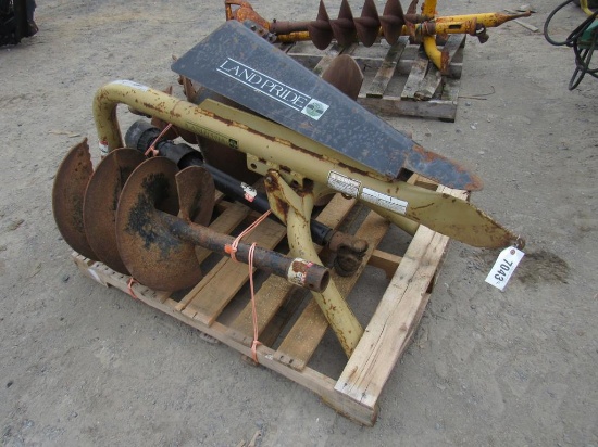 Landpride Post Hole Digger 3pt with 2 Augers