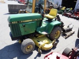 JD 430 Dsl Riding Mower w/ Bagger