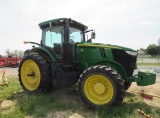 JD 7210R Tractor,Cab,4x4,Duals,6621 Hrs Showing