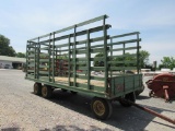 Hay Wagon w/12T Running Gear & Tandem Rear Wheels