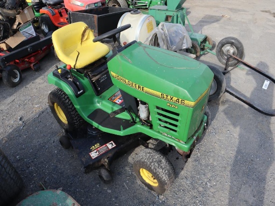 JD STX46 Riding Mower (needs battery)