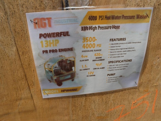 AGT Hot Pressure Washer HPW4000