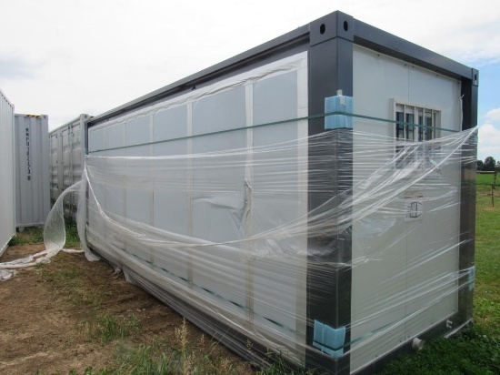 LEVEExpandable House / Office LE20 Two Bedrooms, one Living Room, Unfolded size is 21'