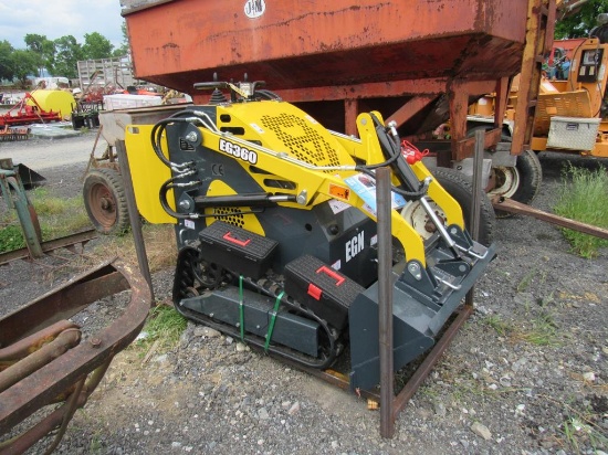 EGN Stand On Skid Steer Loader EG360 New w/Twin Cylinder Engine w/40" Bucket