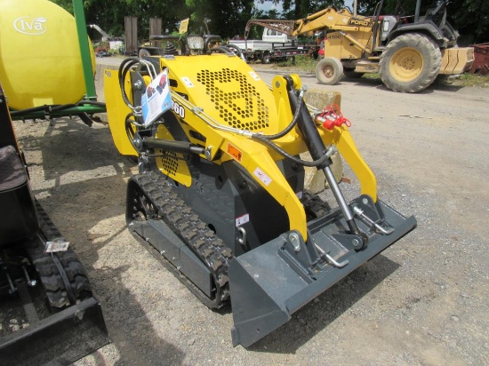 EGN Stand On Skid Steer Loader EG360 New w/Twin Cylinder Engine w/40" Bucket