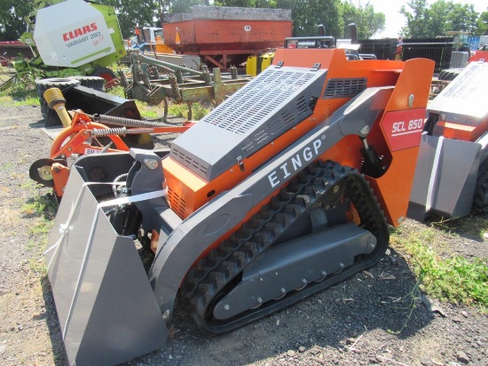 EINGP SCL850 Stand On Mini Skidloader 22 HP Gas Engine