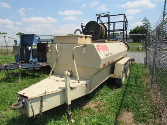 2011 Finn 800 gal. Hyro Seeder Trailer w/ Title,