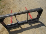 Kivel Dual Prong Bale Spear Attachment w/Load