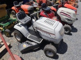 White LT-146 Tractor (only runs when valve open)