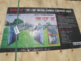 EINGP MSC2030F Steel Carport & Sidewalls