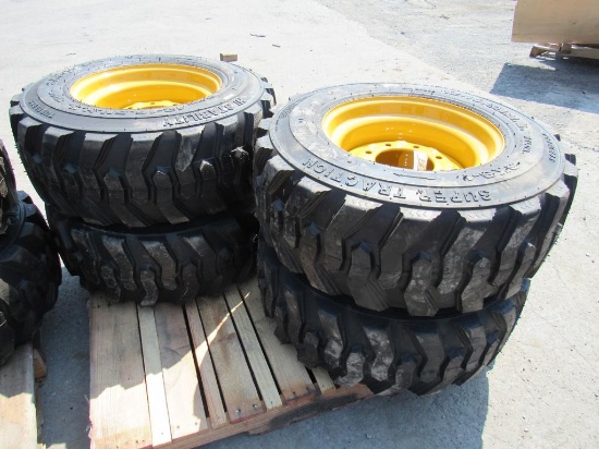 12-16.5 Tires on Wheels