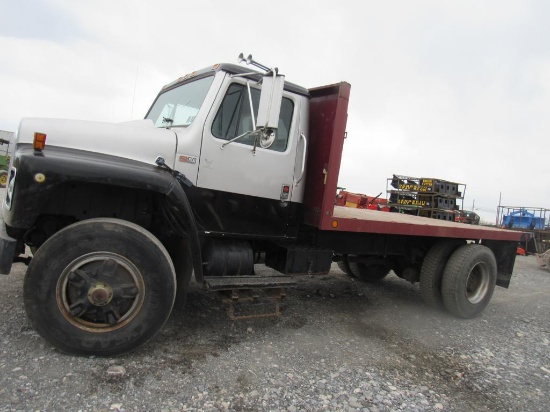 1989 IH1900 Flatbed Truck w/ Title, GVW: 32,800