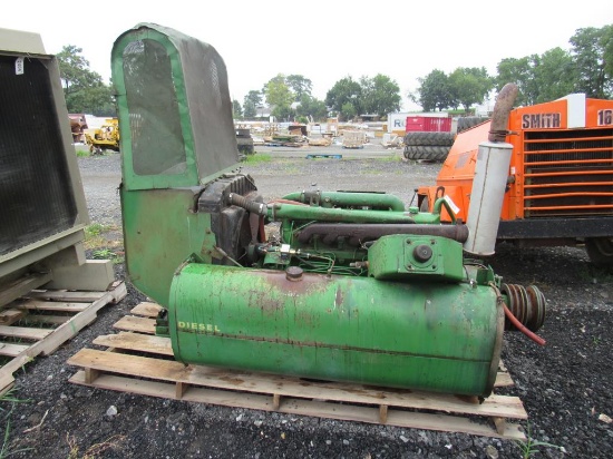JD Dsl Engine Power Unit w/Hyd Pump, Sump, & Valve
