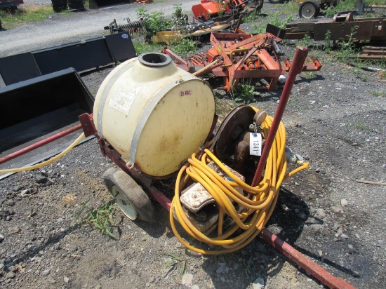 25 gallon Pull Behind Garden Sprayer