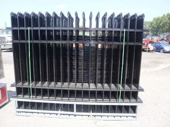 EINGP 10' Wrought Iron Fence & Posts