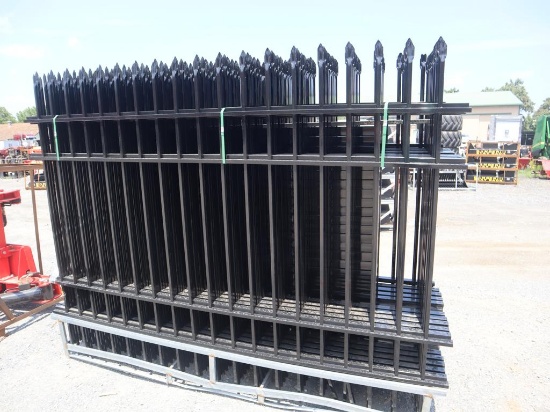 EINGP 10' Wrought Iron Fence & Posts