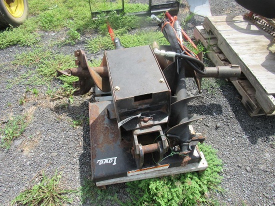 Mini SSL Lowe Hydraulic Post Hole Digger