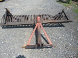 3pt 6' Stone Rake w/ Gauge Wheels
