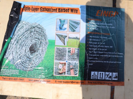 Triple Layer Barbed Wire Rolls