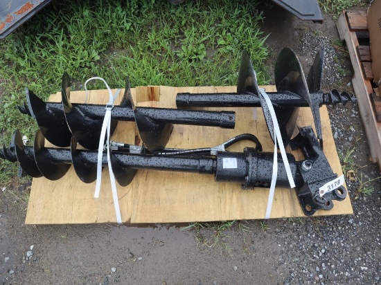 Miva Mini Excavator Hyd Auger w/3 bits