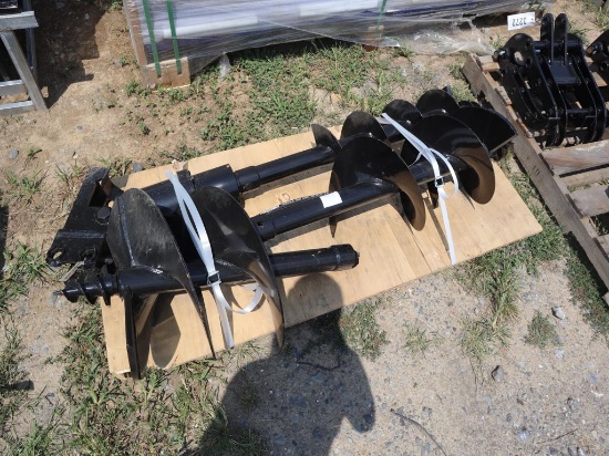 Miva Mini Excavator Hyd Auger w/3 bits