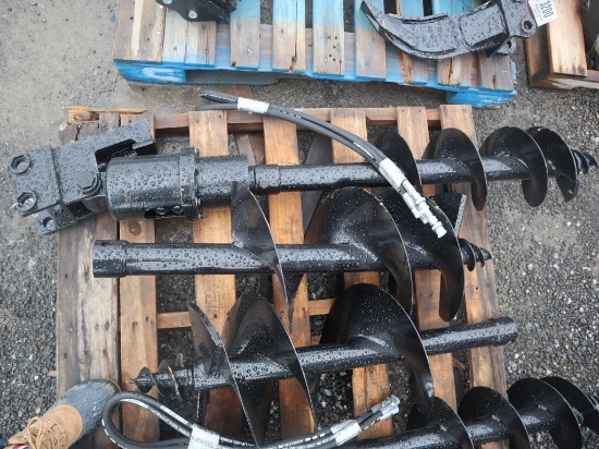 Miva Mini Excavator Hydr Auger - 12"