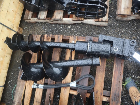 Miva Mini Excavator Hydr Auger - 12"