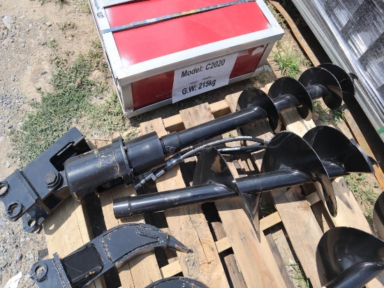 Miva Mini Excavator Hydr Auger - 12"