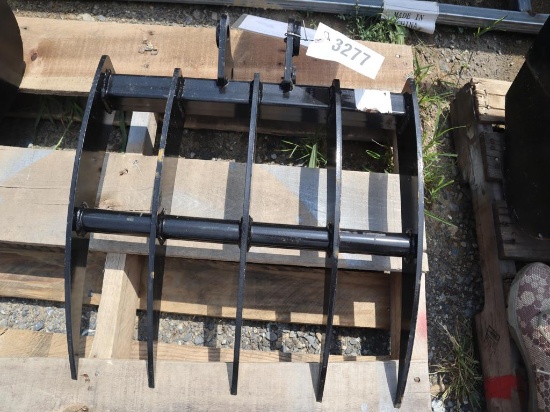 Miva Mini Excavator Root Rake