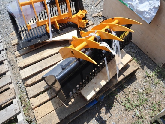 Miva Exca. Attach. Sand Bucket, Ripper, Rake