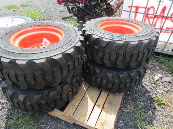 12 16.5 Tires on Wheels