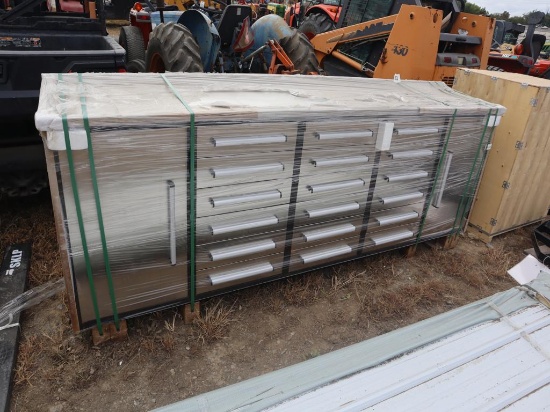 Workbench 18 Drawer 2 Cabinet 10'