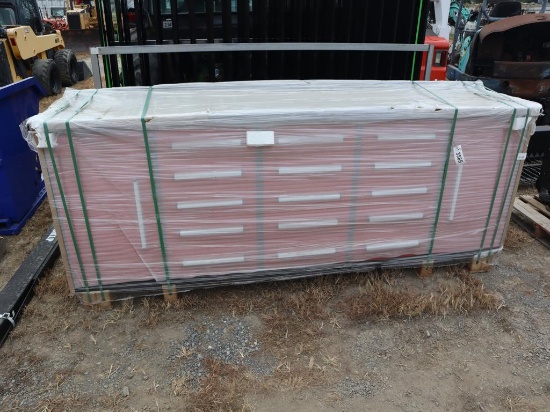 Workbench 15 Drawer 2 Cabinet 10'