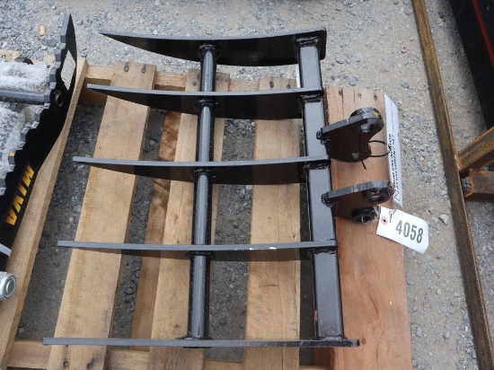 Miva Mini Excavator Root Rake