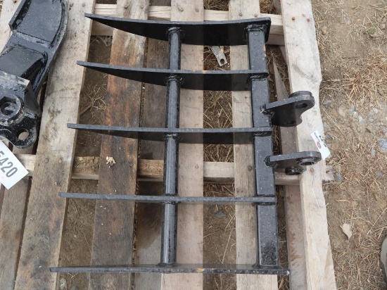 Miva Mini Excavator Root Rake