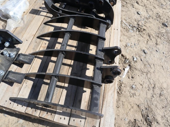 Miva Mini Excavator Root Rake