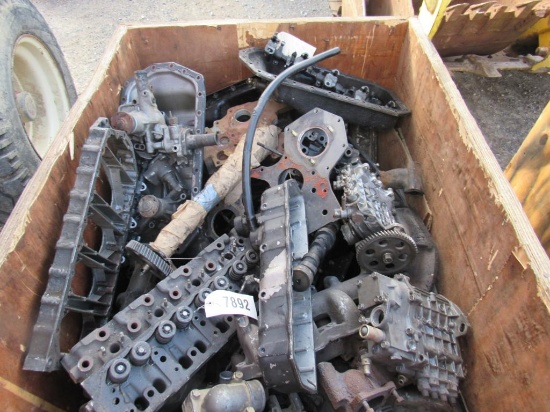 Skid of Yanmar 4TN82E Parts