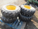 12-16.5 Tires on Wheels