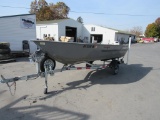 Tracker Fishing Boat & Venture Trailer w/ Title