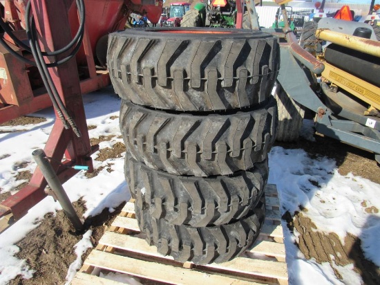 Bobcat 10 x 16.5 Tires & Rims (set of 4)