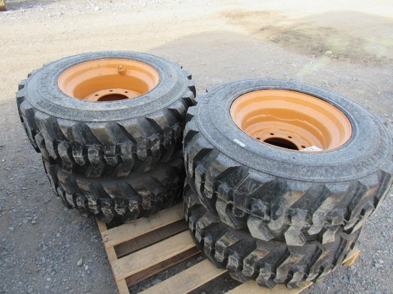 12-16.5 Tires on Wheels